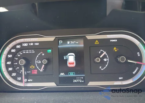 2022 Hyundai Tucson Hybrid Blue z USA, uszkodzony, nr VIN KM8JBCA18NU079016